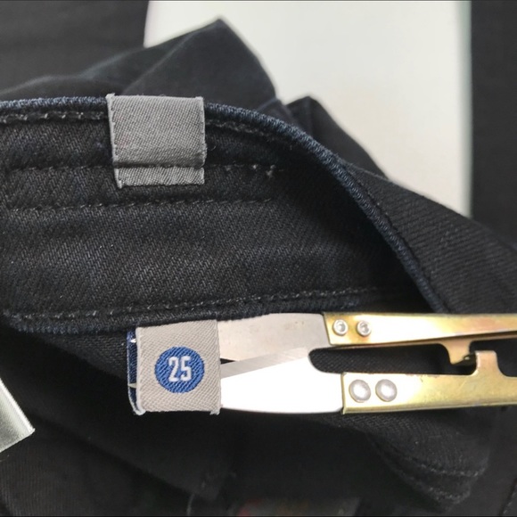 Citizens of Humanity Women’s Elson Charcoal Black Straight Cut Jeans Size 25 - Picture 6 of 10